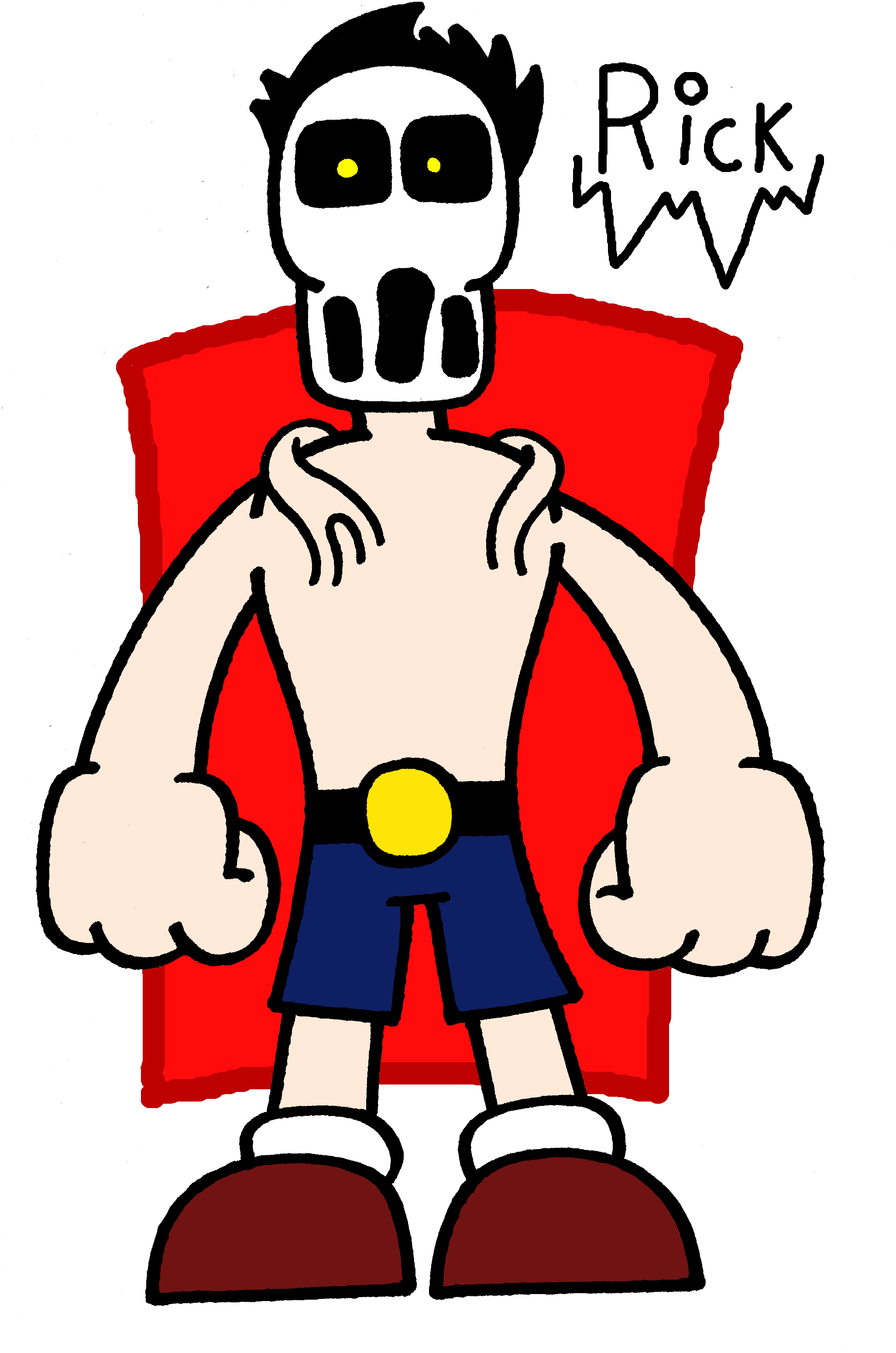 2053x3099 Video Game Characters Rick By Chatman97