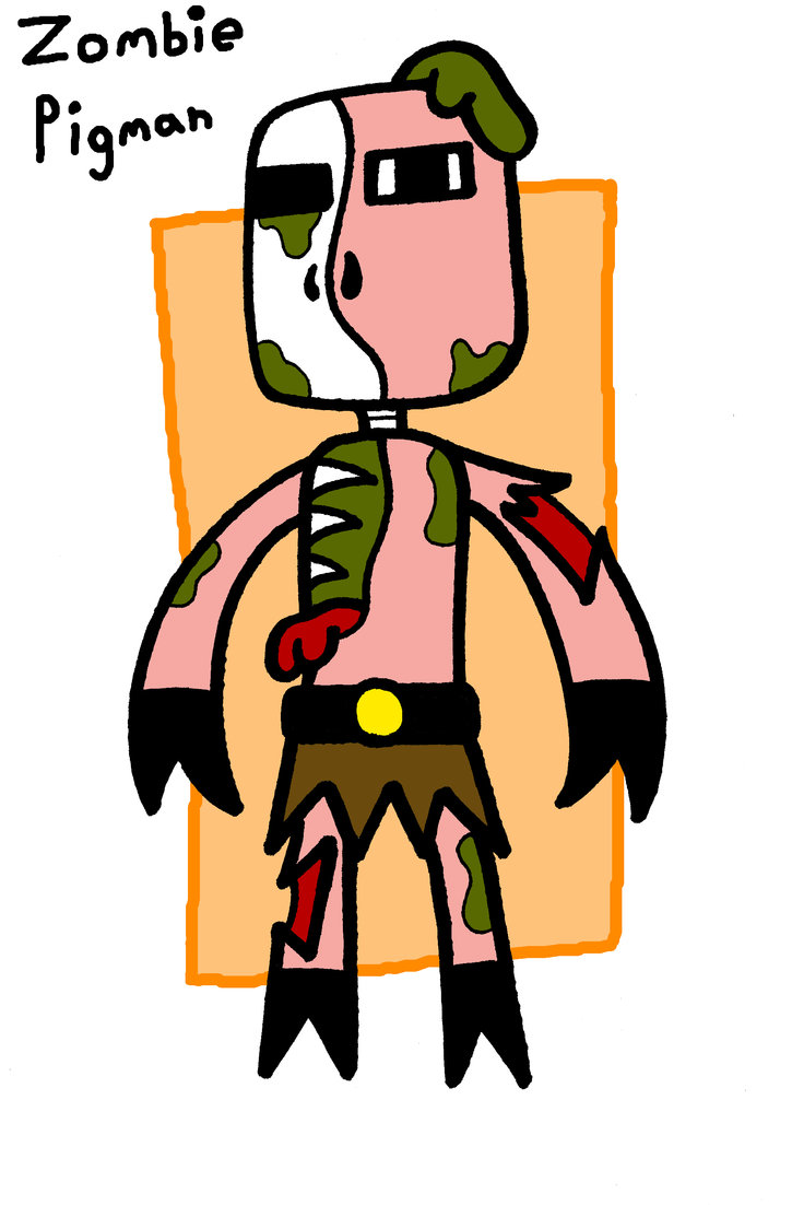 725x1102 Video Game Characters Zombie Pigman By Chatman97