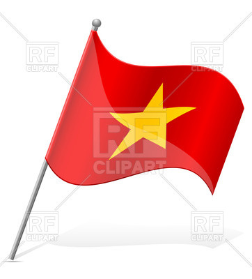 362x400 Wavy Flag Of Vietnam Royalty Free Vector Clip Art Image