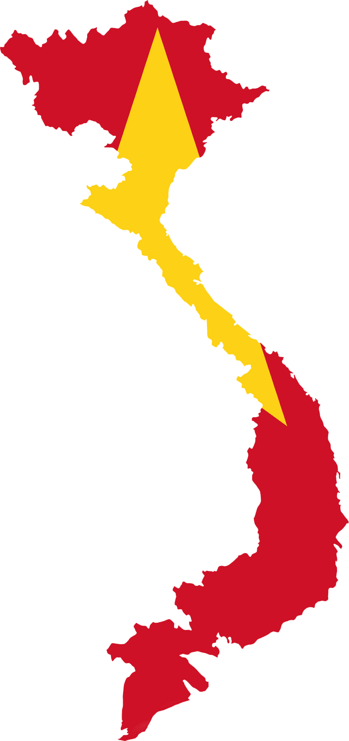 720x1529 Vietnam Flag Vector Clip Art
