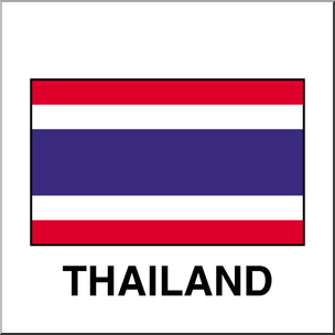 304x304 Clip Art Flags Thailand Color I Abcteach