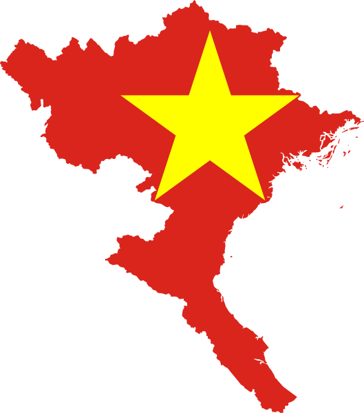 529x600 Fileflag Map Of North Vietnam.svg