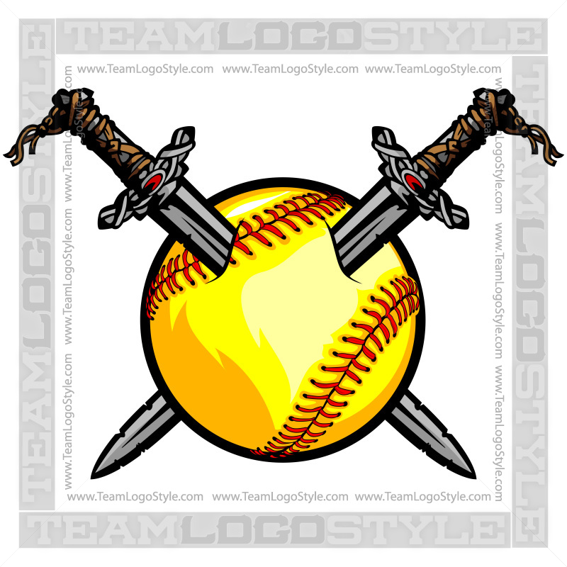 800x800 Viking Softball Clip Art
