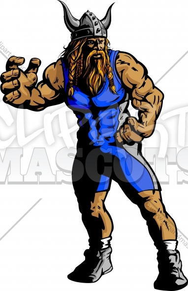382x590 Viking Wrestling Clipart Graphic Vector Image