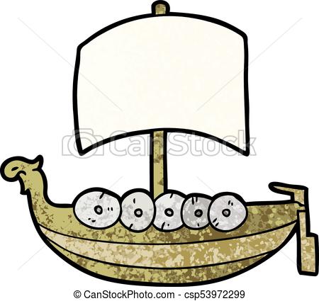 450x425 Cartoon Viking Boat Eps Vectors