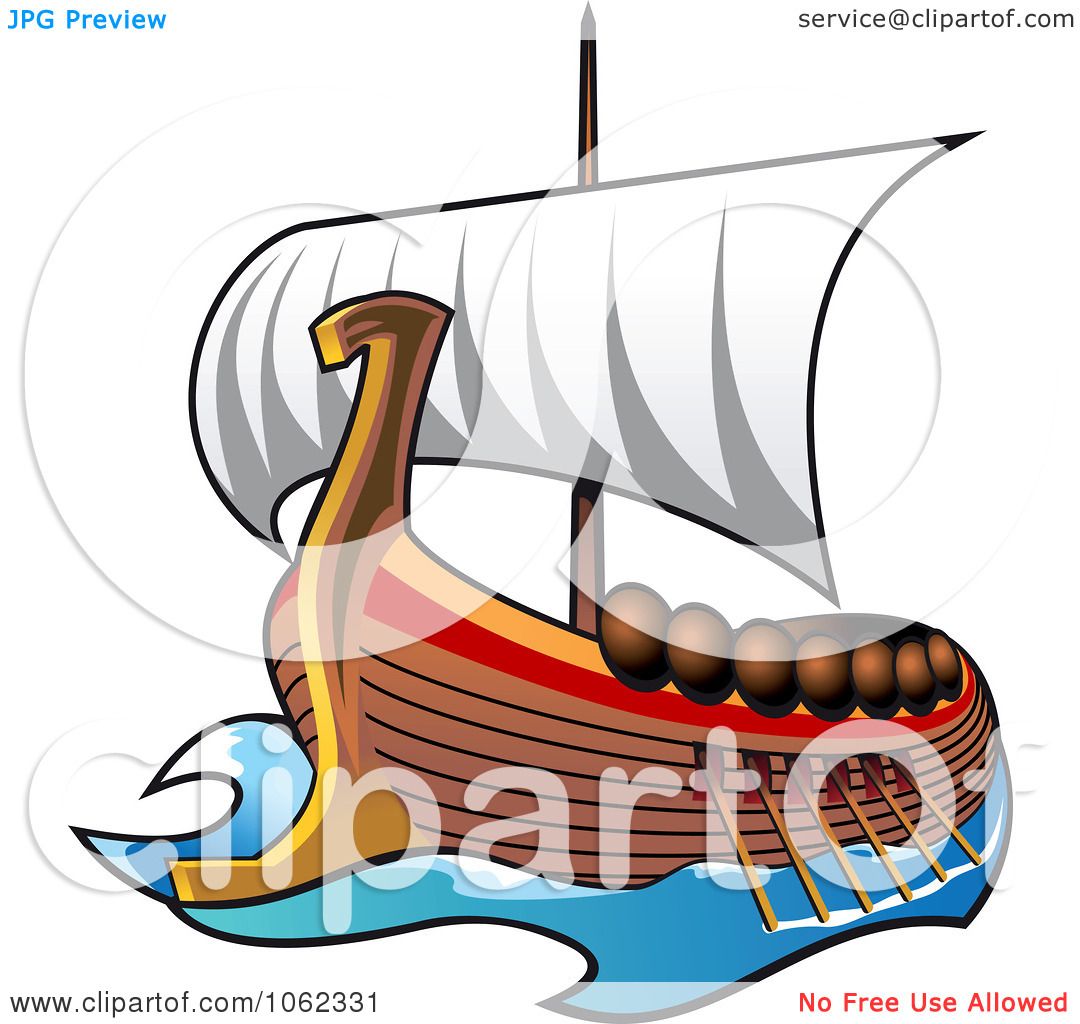 1080x1024 Clipart Viking Ship At Sail