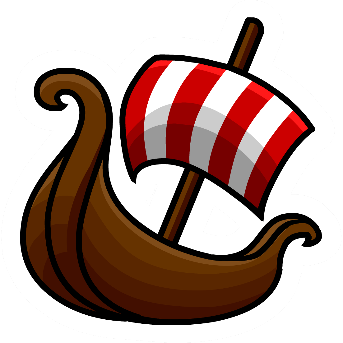 1103x1103 Viking Boat Sticker Transparent Png