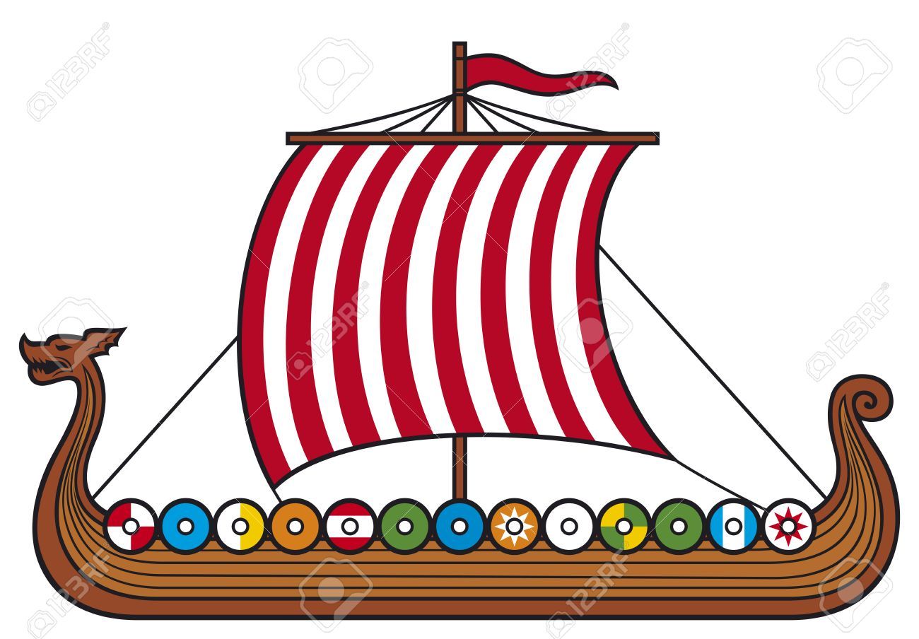 1300x904 Viking Ship Clip Art Free