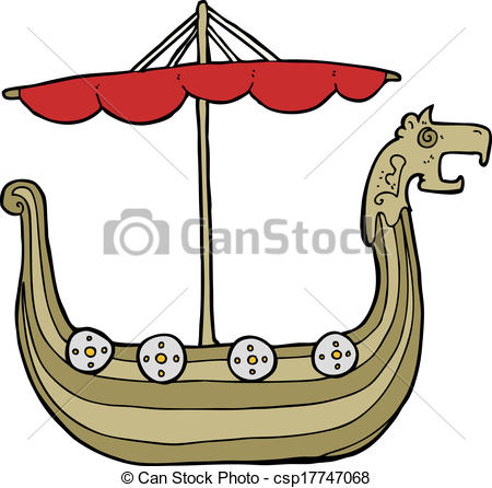 450x446 Cartoon Viking Ship Clip Art Vector