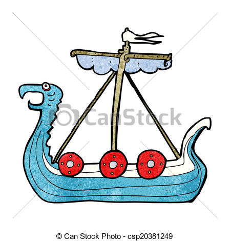 449x470 Cartoon Viking Ship Eps Vector