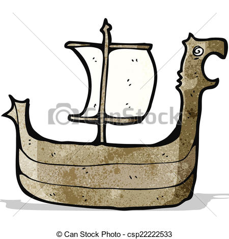 450x470 Cartoon Viking Ship Vectors