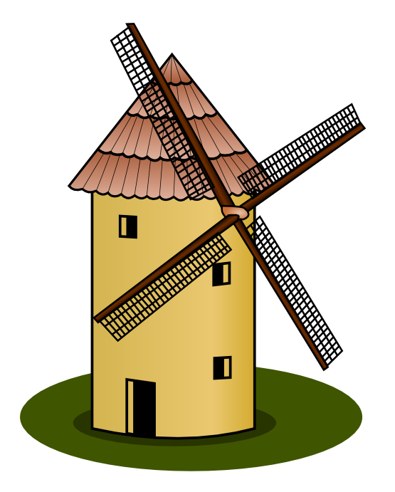 555x691 This Nice Windmill Clip Art Is Clipart Panda