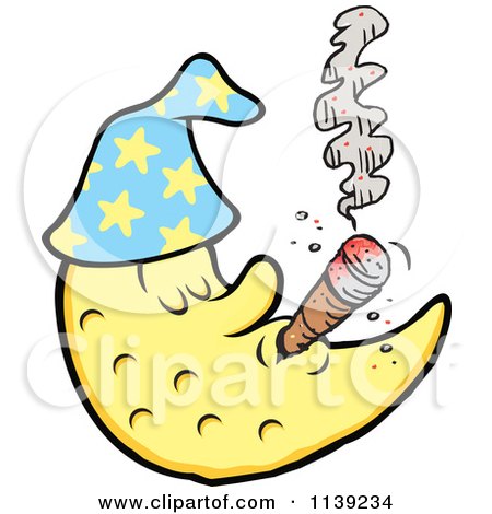 450x470 Clipart Illustration Of Skeleton Smoking Cigarette Over