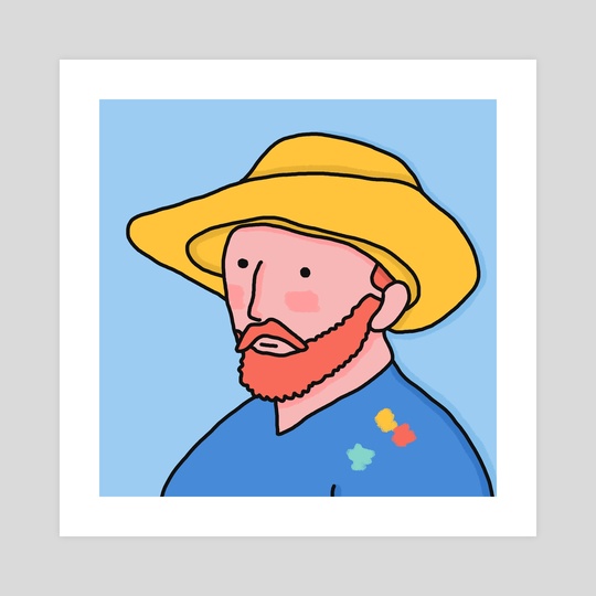 540x540 Dear Vincent, An Art Print By Idil Keysan