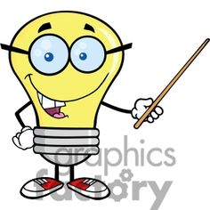 236x236 6061 Royalty Free Clip Art Light Bulb Cartoon Character Running