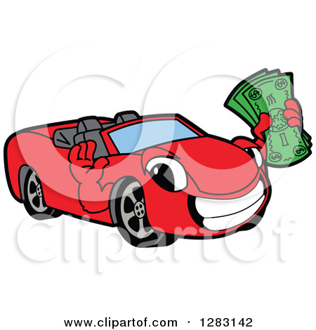 450x470 Money Car Clipart