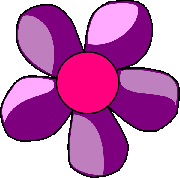 600x594 Violet Flower Clipart Purple Flower Clip Art At Clker Vector Clip