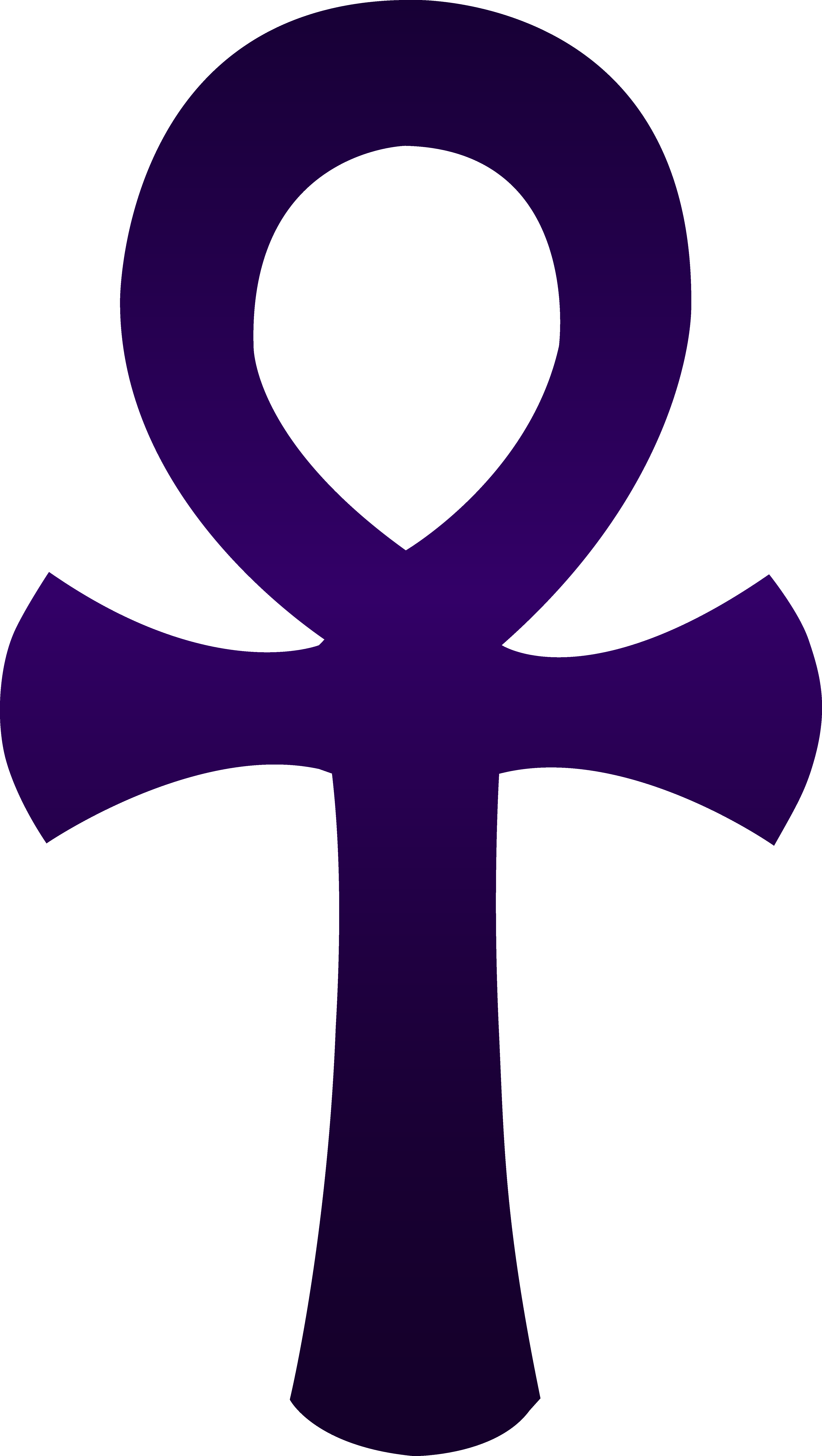 4610x8162 Ankh Violet Clip Art