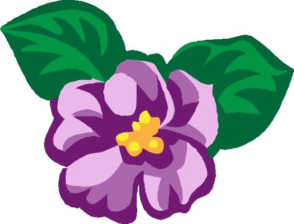 600x457 Free Clipart Violet Flower African Violet Clip Art At Clker Vector