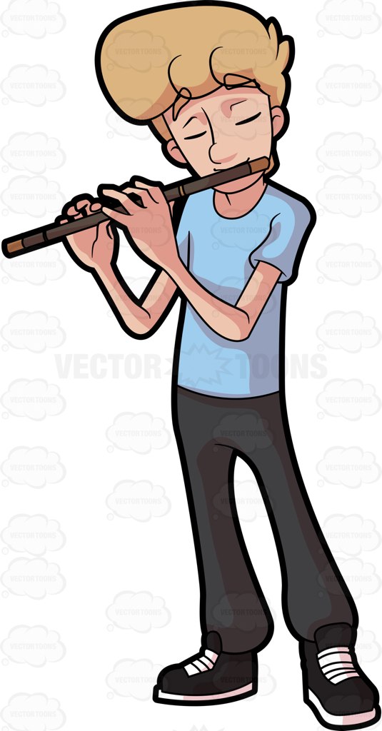 535x1024 Violin Clipart Flute Player