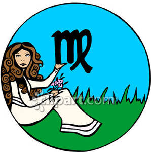 298x300 Virgo Symbol With A Beautiful Woman