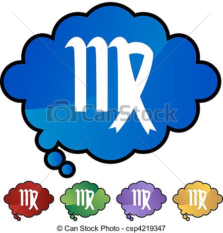 450x470 Virgo Zodiac Symbol Vectors Illustration