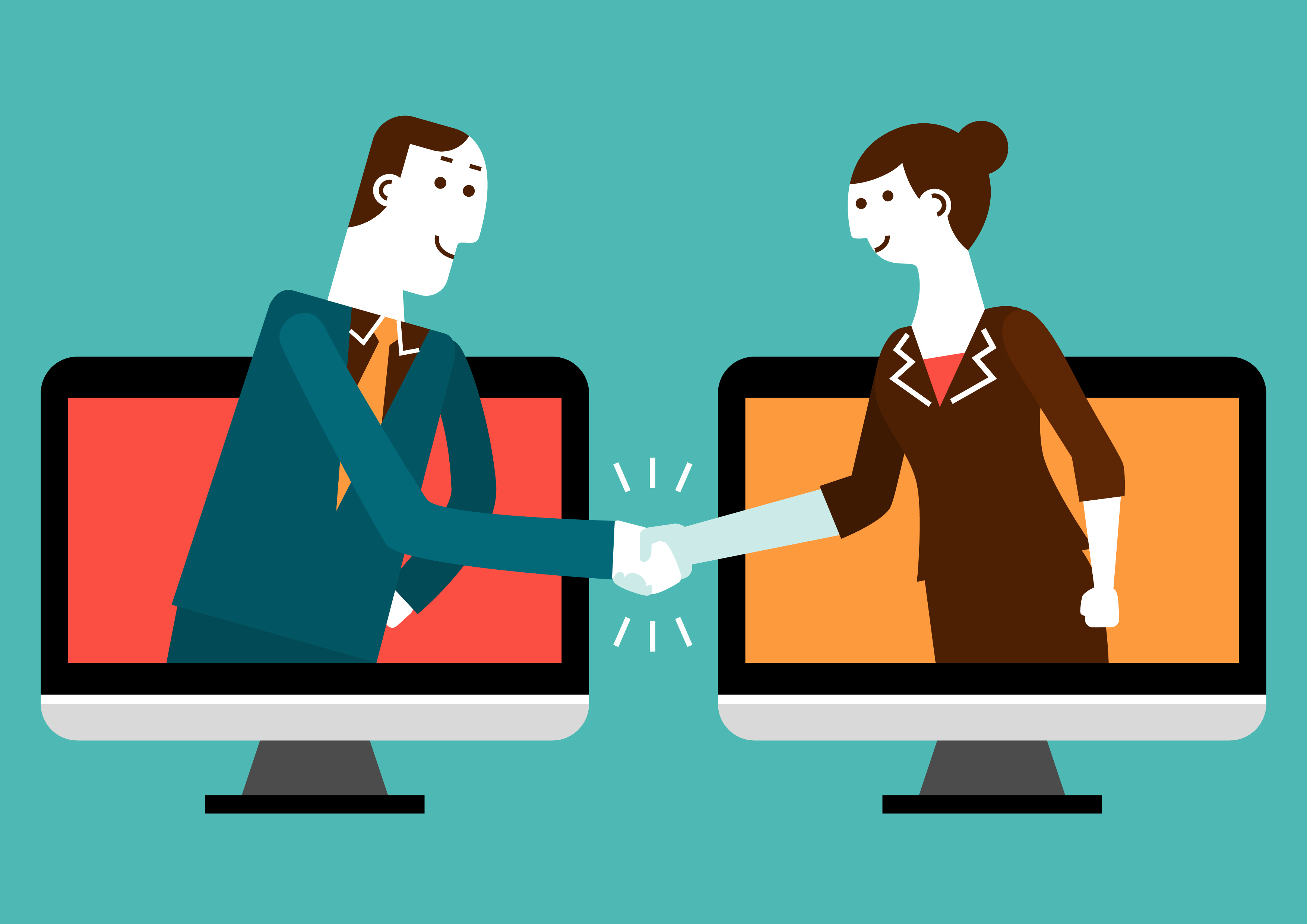 3508x2480 Beautiful Bad Job Interview Clip Art