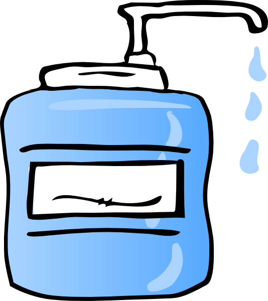 534x600 Hand Sanitizer Clipart