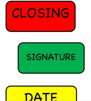 315x350 Parts Of A Letter, Postcard, Amp Envelope Vocabulary, Clipart,