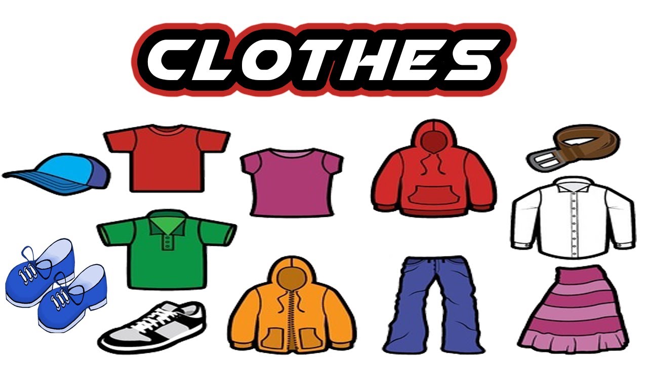 1280x720 Clothes Vocabulary Esl Clothes English Vocabulary Toddler