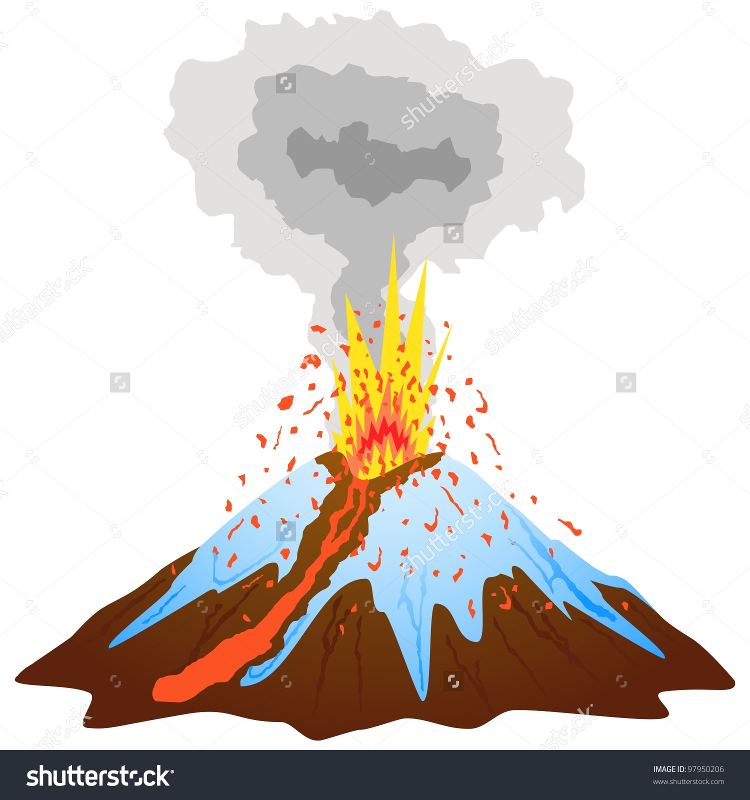 Volcano Clipart at GetDrawings | Free download