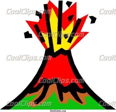 375x364 Volcano Clipart