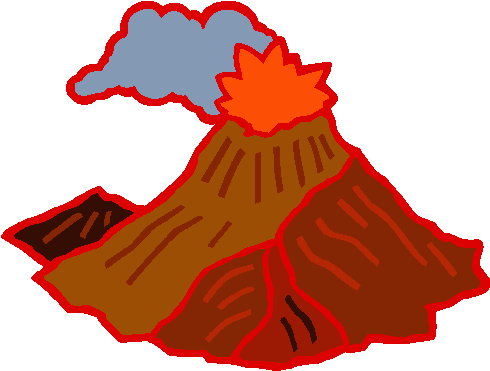 490x371 Deluxe Volcano Clipart Volcano