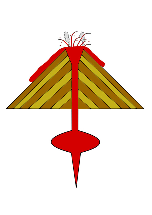 531x750 Volcano Eruption Clip Art