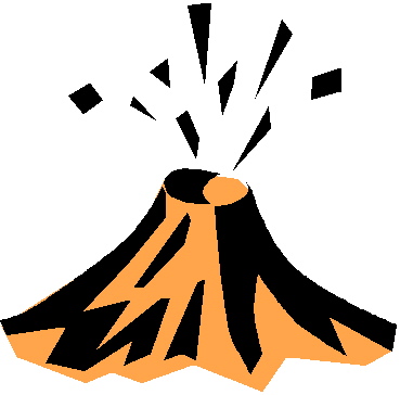 369x364 Volcano Of Large Clipart