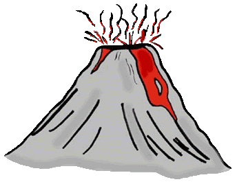 344x268 Volcano Clip Art Free
