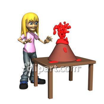 350x350 Volcano Clipart Art