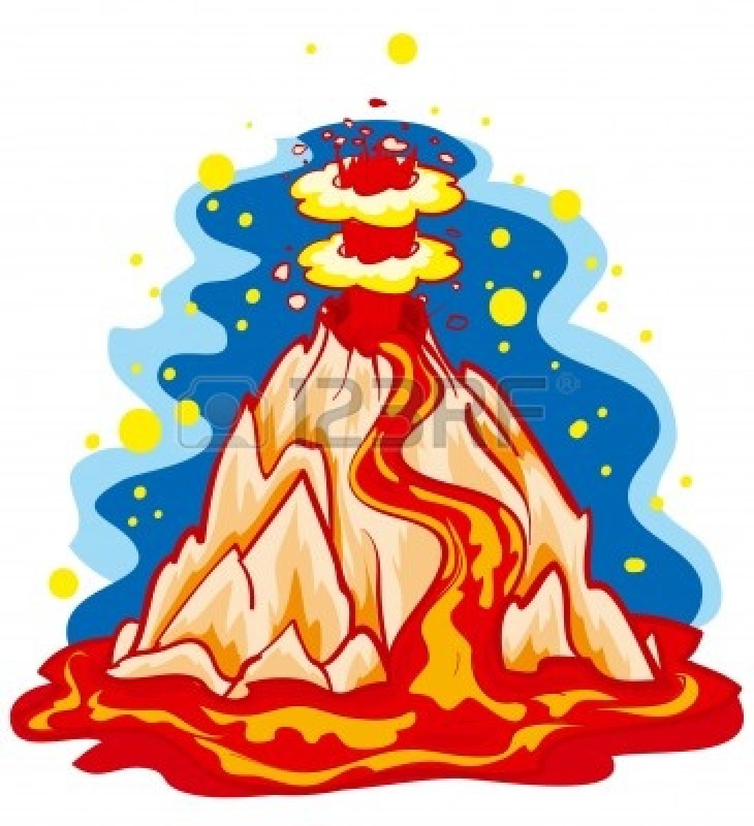 1095x1200 Disaster Clipart Volcano Lava