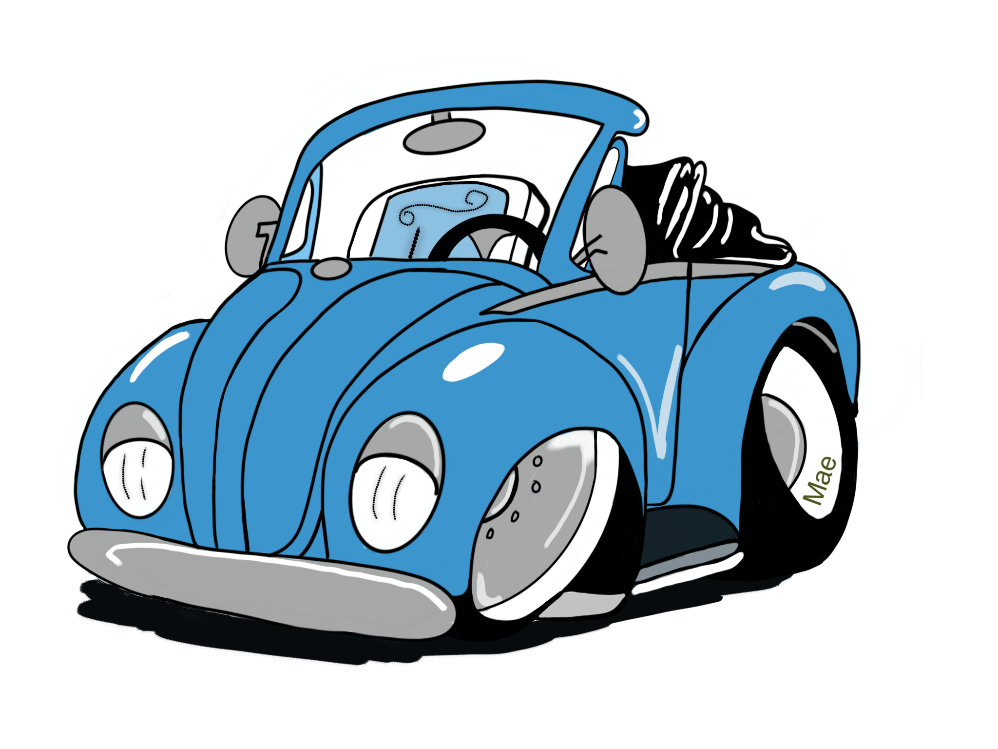 2048x1536 Pin By Linda May On Vw Vw, Volkswagen And Cars Toons