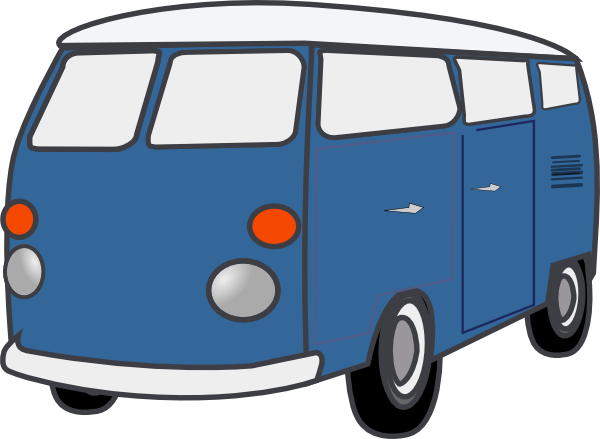 600x439 Volkswagen Bus Clipart