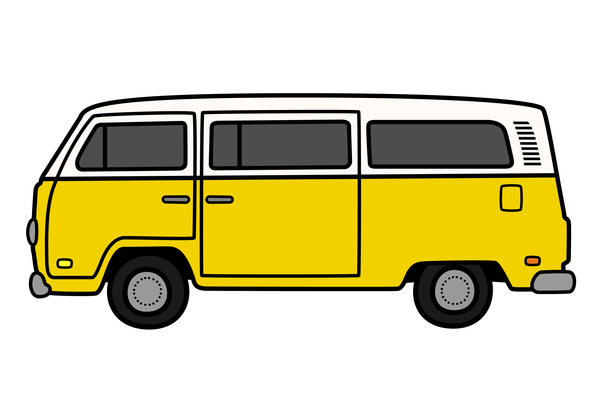 600x400 Bus Clipart Side View