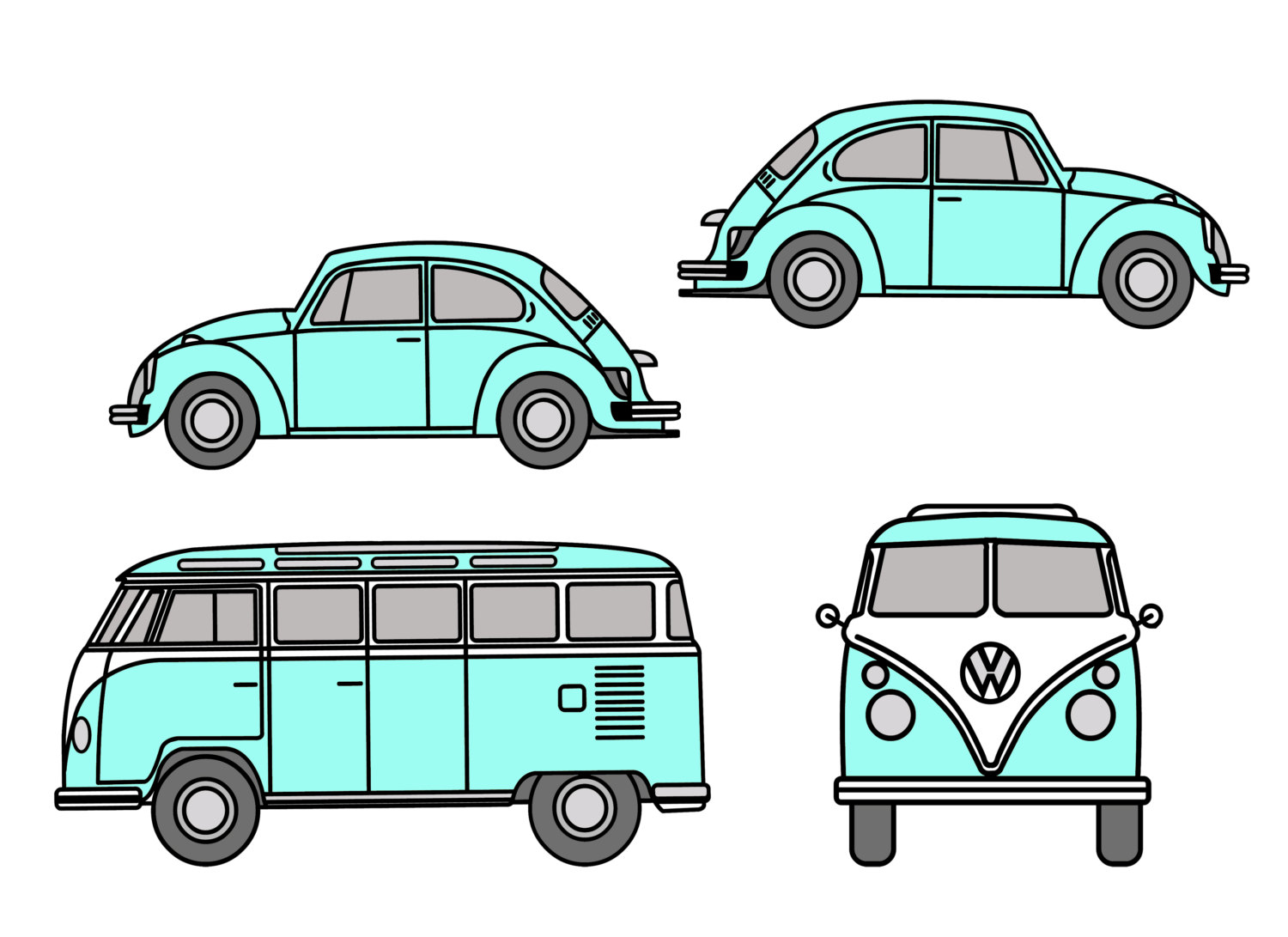 1500x1091 Clip Art Vw Bug Clip Art