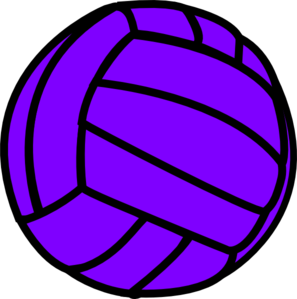 297x299 Purple Volleyball Clip Art