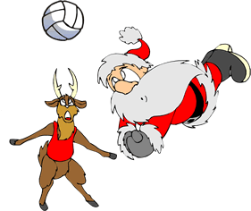 281x236 Volleyball Clipart