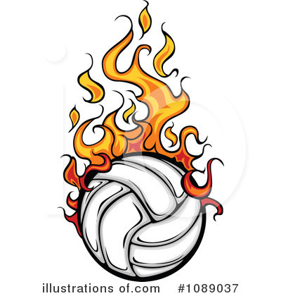 400x420 Volleyball Clipart 7 Illustration By Chromaco Image