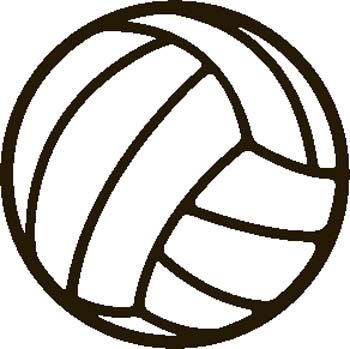 350x349 Volleyball Clip Art