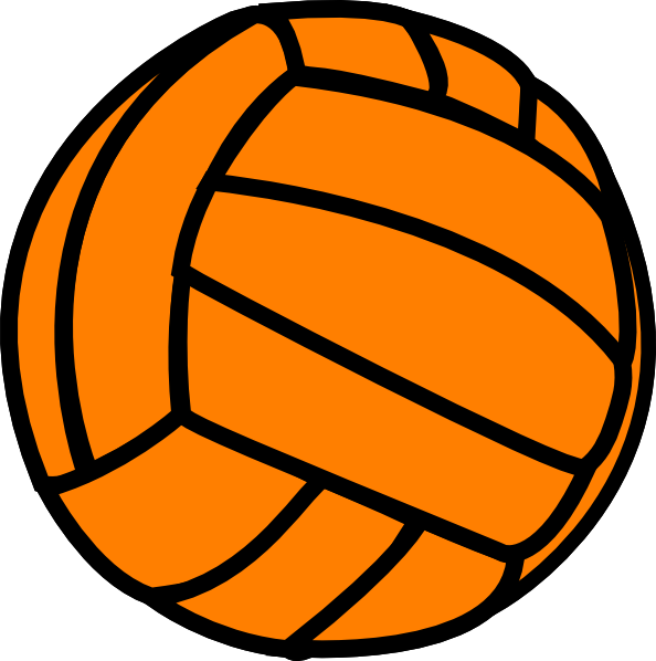 594x598 Volleyball Clipart Orange Volleyball Clip Art