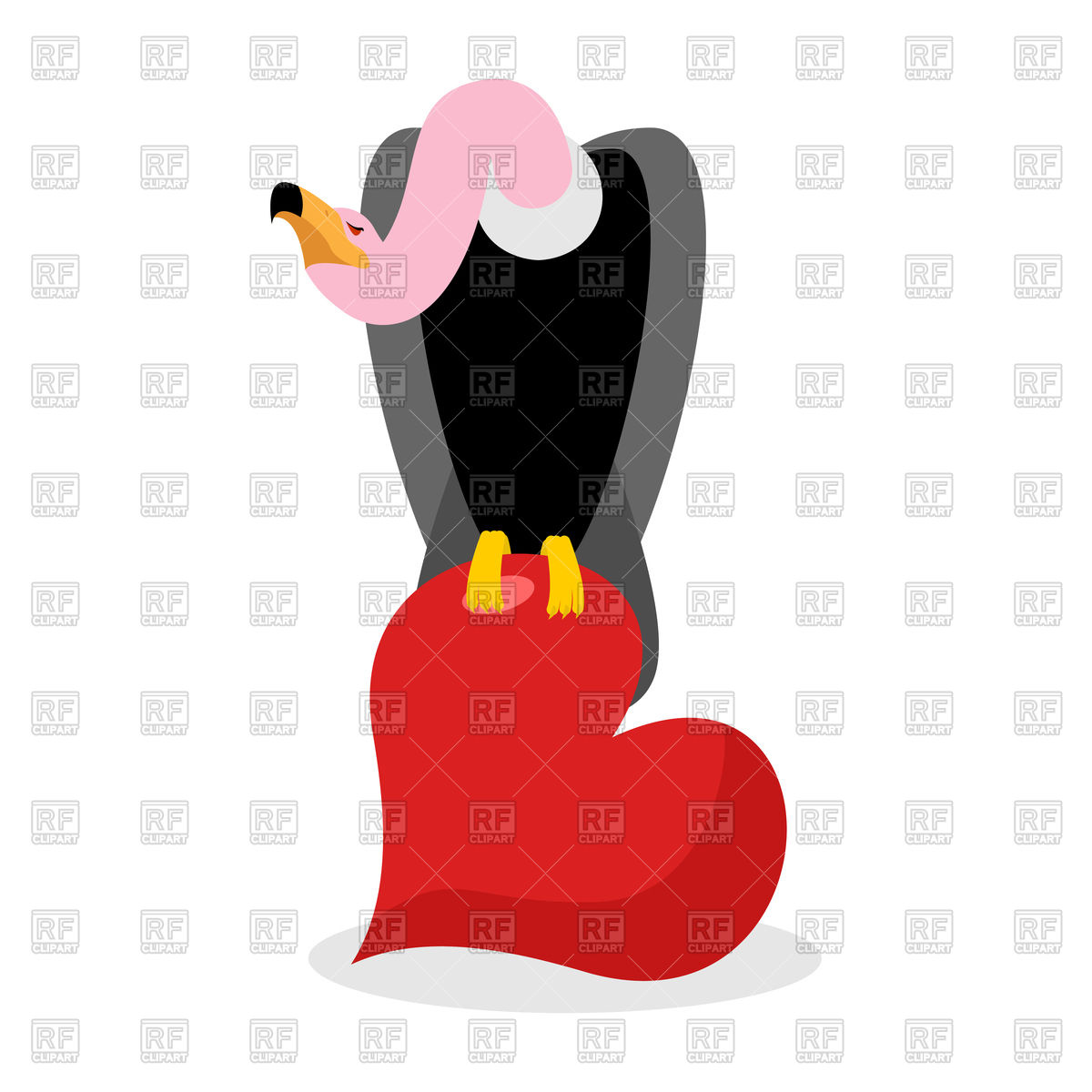 1200x1200 Vultures And Love Royalty Free Vector Clip Art Image