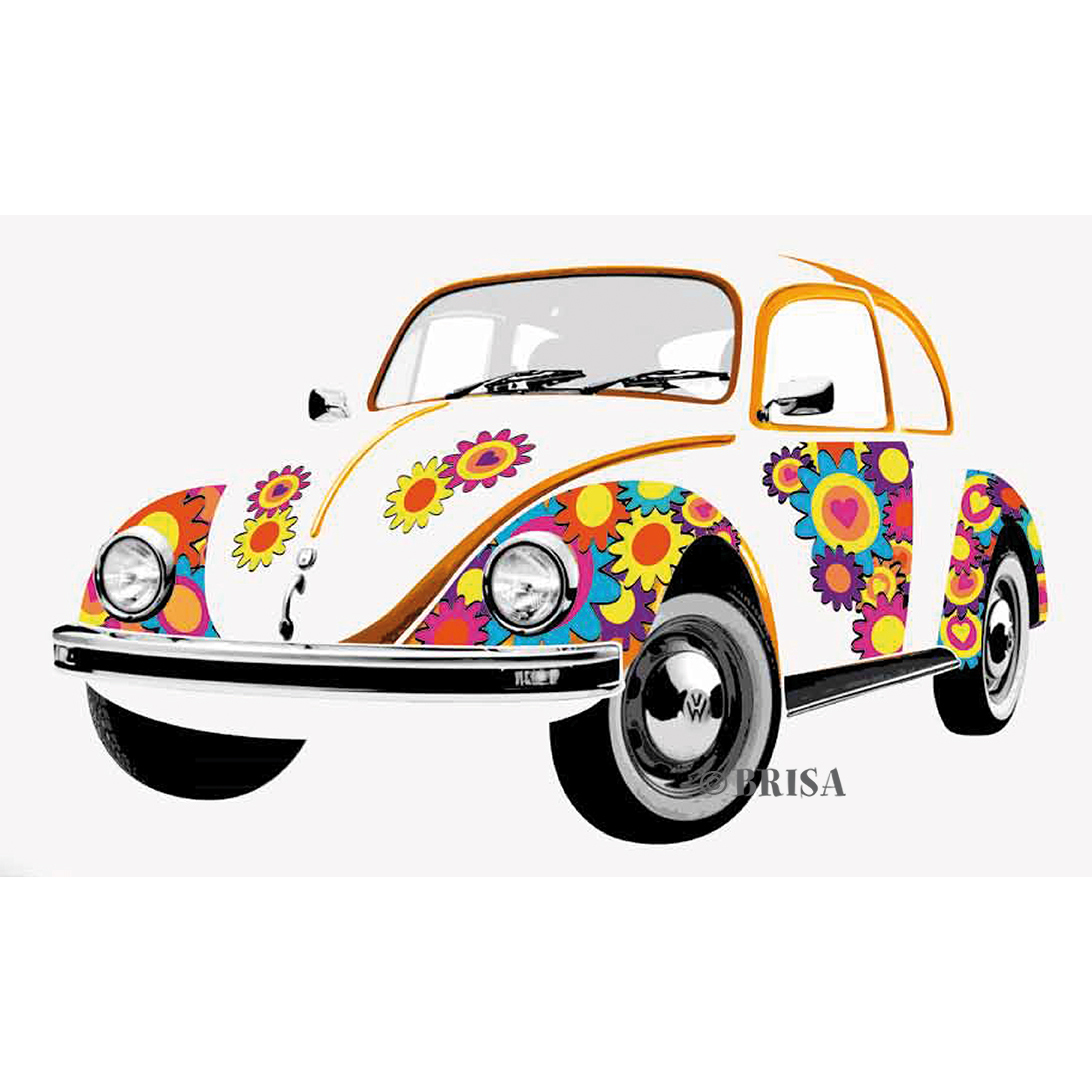 1092x1092 Vw Beetle Wall Tattoo