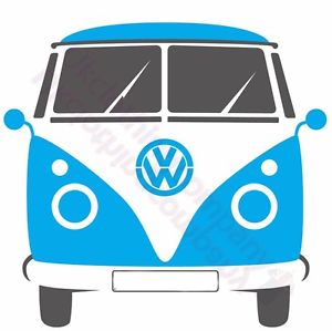 300x299 Vw Blue Camper Van Split Screen Bus Volkswagen T Shirt S M L Xl